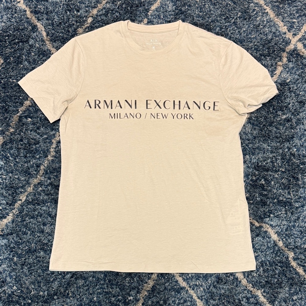 Armani Exchange  Milano/New York men’s short sleeve logo tee